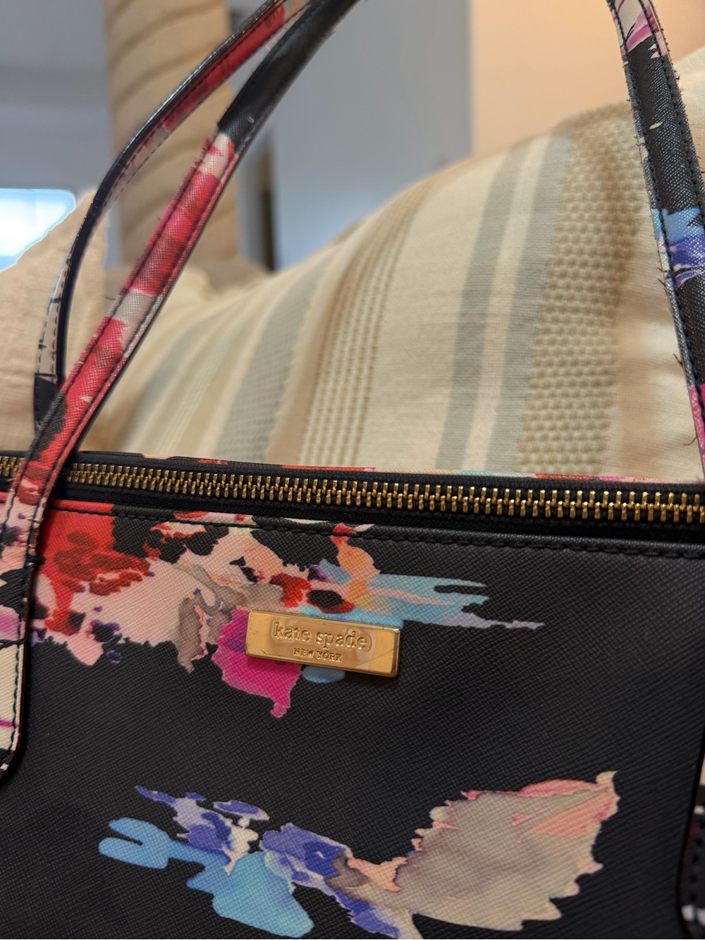 Kate Spade Floral Print Tote Bag - Picture 2 of 11